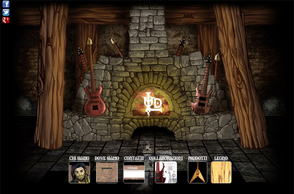 Screenshot Sito Web L.M.D. Guitar Lab